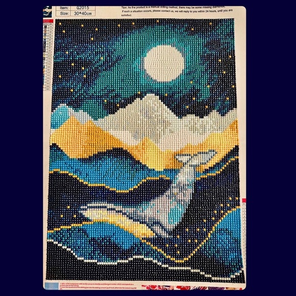 LWZAYS Other - NWT Whale and Mountains Diamond Painting Kit